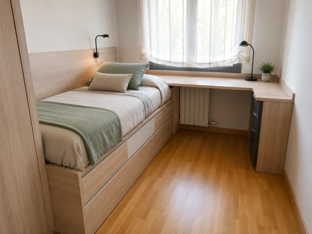 Dormitorio a medida juvenil 1 | Armarios Enova Zaragoza