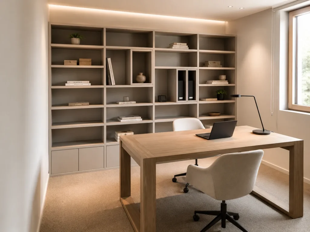 Mueble a medida despacho mesa pata burgo | Armarios Enova Zaragoza